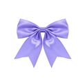 Pinza para el pelo con lazo de satén violeta claro hecho a mano y cinta de cola - #13 (463 Morado Medio)