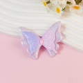 DIY purple glitter butterfly bow accessory with pink gemstone and holographic finish - Purple Holographic (Style 5)