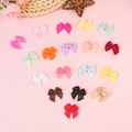 Mini nœuds en ruban de polyester coloré en dix-sept couleurs pour vêtements et DIY - Couleurs Mélangées (Aléatoire)