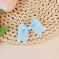 Light blue grosgrain ribbon bow decoration for DIY hair accessories and clothing - Light Blue (#2)