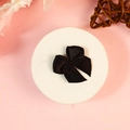 Petit nœud en polyester noir pour accessoires de vêtements et couture DIY - Noir Style (#4)