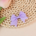Handmade lavender grosgrain ribbon bow decoration for DIY hair accessories and crafts - Light Purple (#17)