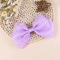 Handgefertigtes lila Tüll-Haarschleifen-Accessoire mit silbernen Pailletten - Lila (Stil 4)