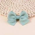 Gros plan d'un nœud papillon en tissu vert menthe pour accessoires de bricolage - Style Texture Vert Menthe (#1)
