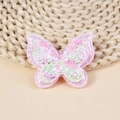 Accessorio per capelli a farfalla con paillettes rosa e verdi per decorazioni fai da te - Pink Green (#3)
