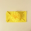 Fascia elastica in nylon per neonati con vivace decorazione floreale gialla per bimbi - Giallo
