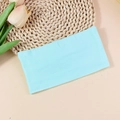 Elastic light blue nylon baby headband made of soft moisture-wicking stretch fabric - Light Blue (#4)