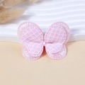 Pink double-layer sequin butterfly patch with embroidery lace for DIY accessories - Light Pink