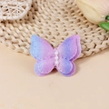 Blue-purple gradient butterfly accessory with pearls and glitter for DIY fashion - Blue Purple Gradient (#2)