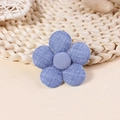 Accessorio fatto a mano in tessuto blu denim per fasce per capelli e borse fai-da-te - Blu Denim (#4)