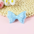 Fiocco di paillettes azzurro per accessori capelli bimbi e decorazioni fai-da-te - Azzurro