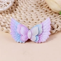 DIY glitter angel wing accessory in gradient purple and pink with pearl center - Purple Pink Blue Gradient Style (#5)