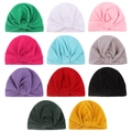 Lot de turbans pour bébé en maille douce en 11 couleurs avec des nœuds élégants - Réglable / 11 Couleurs Assorties