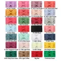 Catalogue de 28 bandeaux à nœuds en nylon colorés pour bébés présentés en grille nette - Multicolore
