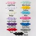 Détails de 13 couleurs de bandeaux fleurs en mousseline avec perles pour bébés filles - 13 Couleurs Assorties