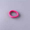Élastiques à cheveux 4cm rose vif sans couture haute élasticité pour accessoires - Rose rouge