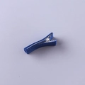 5cm dark blue grosgrain ribbon wrapped duckbill clip hair accessory for DIY styling - 3.5cm All-inclusive / Dark Blue