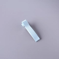 Lichtblauwe haarklem van 5cm met grosgrain lint voor DIY handgemaakte accessoires - 5cm Half Omwikkeld / Blauw