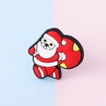 Cartoon Santa Claus PVC soft rubber shoe charm accessory for kids with colorful details - Santa Claus Type 2