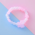 Rosa Perlenarmband für Mädchen mit süßen Schmetterlings- und Sternanhängern - Rosa Schmetterling