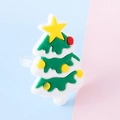 Niedlicher Weihnachtsbaum-Ring aus weichem PVC und Kunststoff für Kindergeschenke - Weihnachtsbaum