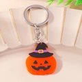 Portachiavi di Halloween alla moda con zucca e accessorio cappello da strega nero - Zucca Cappello Nero / Nero
