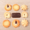 8pcs Realistic faux cookie and chocolate pendants for DIY jewelry and keychains - Simulation Food Mix / Set of 4