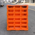 Organizzatore arancione con 18 scomparti per viti e stoccaggio di minuterie - 18 Scomparti Aperti / Arancione