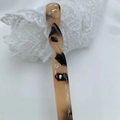 Épingle à cheveux élégante à motif écaille de tortue avec un design spirale torsadée - Style Imprimé Léopard Classique (Z3/6)