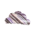 Elegant purple and grey marble cloud hair claw clip for bun hairstyles - Marble Cloud
