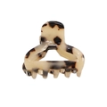 Schicker Haarklammer mit Leopardenmuster aus Acetat und sicherem, ineinandergreifendem Design - Schildpatt Dreieckig Hohl