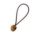 French style brown tulip hair tie with tortoiseshell texture and handmade detail - 1.8cm / Bud-Coffee Tortoiseshell (1.8cm)