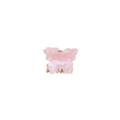 Molla per capelli a farfalla rosa perlato con molla dorata per acconciature moda - Rosa Chiaro (2cm)