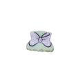 Sparkly light green acrylic hair claw clip with purple bow design for women - Light Purple Bowknot (4cm)