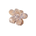 Floral hair claw clip with purple marble gradient pattern for back of head styling - Pinkish Blue 7.3cm