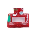 Christmas square acrylic hair claw clip with festive reindeer and snowflake prints - 5.2cm / Red Christmas Elk Style (DZ0086)