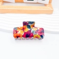 Large tropical hibiscus flower shark hair clip for women featuring vibrant floral patterns - 8.3cm / Large Red Flower