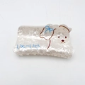 Cute white marble acrylic hair claw clip with blue art lines and puppy pattern - Blue Dog (10.5cm)