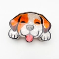 Cute beagle dog hair claw clip made of premium orange and white marble acetate - Orange White Beagle Style (Style H) / 6.6cm