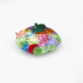 Pinza para el pelo colorida con forma de concha y dijes de manzana y estrella de mar - Patchwork Multicolor