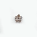 Pince à cheveux fleur en marbre gris élégante avec design évidé pour coiffure chic - 3cm / Gris