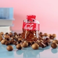 Pinza per capelli creativa a forma di bottiglia di cola con un dolce design a faccina - 5.3cm / Stile Cola