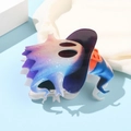 Ghost hair claw clip with blue purple starry gradient and wizard hat for Halloween - Dark Night Ghost 8.2cm