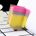 Creative pencil hair claw clip in yellow acetate finish for school style hair accessories - Pencil