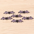 Halloween Fledermaus Anhänger aus Harz in Schwarz und Lila für DIY Bastelprojekte - Fledermaus