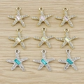 Set di ciondoli a stella marina con strass e cristalli per creazione di gioielli fai-da-te - Stile Set Colori Misti / Multicolore