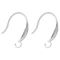 Boucles d'oreilles minimalistes en acier inoxydable argenté de forme géométrique - Style Argent (D176-S)