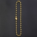 Gepolijste 18k vergulde 4mm balketting choker ketting met gladde metalen finish - 8mm / Goud