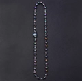 Regenboog kralen choker ketting gemaakt van 2mm kleurrijk gegalvaniseerd roestvrij staal - 6mm / Regenboog