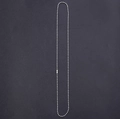 Minimalistische zilveren ball chain ketting van staal met cilindrische sluiting - 2mm / Zilver